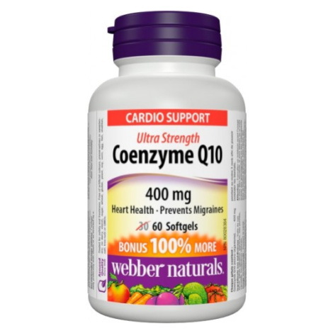 WEBBER NATURALS Koenzým Q10 EXTRA FORTE 60 kapsúl