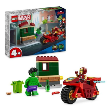 LEGO® Marvel 76287 Iron Man s motorkou a Hulk