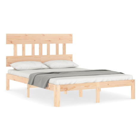 vidaXL Posteľ s matracom 120x200 cm borovicový masív