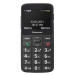 Panasonic KX-TU160EXB tlačidlový mobilný telefón black