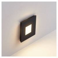 Molto Luce LED vstavané svietidlo Nástenné R68 Sklo IP44 SQ, čierne