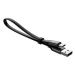 Kábel Baseus Nimble CATMBJ-01, USB na USB-C, 23cm, čierny