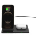 Adam Elements Omnia Q2x 2-in-1 Wireless Charging Station - Black