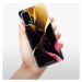 Odolné silikónové puzdro iSaprio - Gold Pink Marble - Realme 7 Pro
