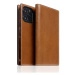 SLG Design puzdro D+ Italian Temponata Leather pre iPhone 14 Pro - Tan