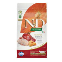 N&D Pumpkin CAT Neutered Quail & Pomegranate 1,5kg
