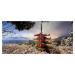 Educa puzzle panorama Mount Fuji and Chureito Pagoda 3000 dielov 18013