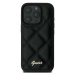 Kryt Guess GUHCP16SPSQSQSK iPhone 16 6.1" black hardcase Quiled Metal Logo (GUHCP16SPSQSQSK)