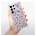 Odolné silikónové puzdro iSaprio - Abstract Triangles 03 - black - Samsung Galaxy S23 Ultra