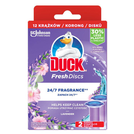 DUCK Fresh Discs WC Levandule náplň 2 x 36 ml