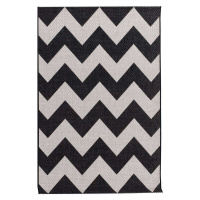 Dekoria Koberec Modern Chevron black/wool 120 x 170 cm, 120x170cm