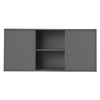 Antracitová nízka závesná komoda 133x61 cm Mistral – Hammel Furniture