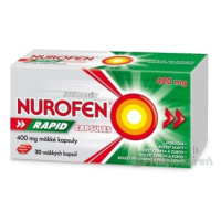 NUROFEN Rapid 400 mg proti bolesti a horúčke 30 kapsúl