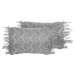 BELIANI, Súprava dvoch bavlnených vankúšov 30 × 45 cm sivá KIRIKKALE, 203225