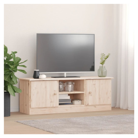 vidaXL TV Skrinka ALTA 112x35x41 cm masívna borovica