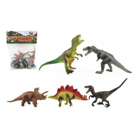 Dinosaurus plast 15-18cm 5ks v sáčku Teddies