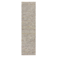 Ručně tkaný běhoun Minerals Black/White - 60x230 cm Flair Rugs koberce