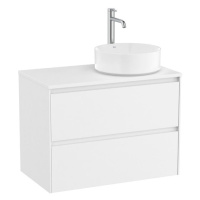 Kúpeľňová skrinka pod umývadlo Roca ONA 79,4x58,3x45,7 cm biela mat ONADESK802ZBMP