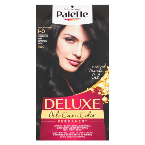 PALETTE Deluxe Farba na vlasy 1-0 (900) Sýty prirodzene čierny