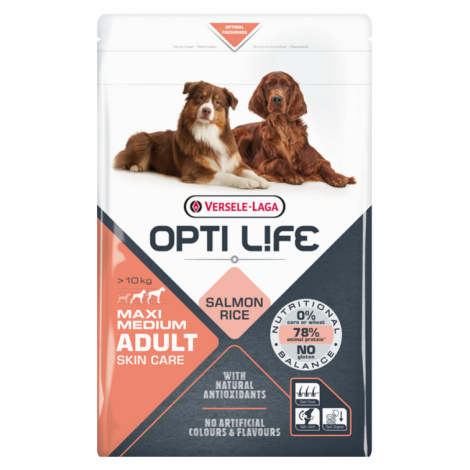 Versele Laga Opti Life dog Adult Skin Care Medium & Maxi 12,5kg