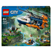 LEGO® City 60437 Helikoptéra na prieskum džungle v základnom tábore