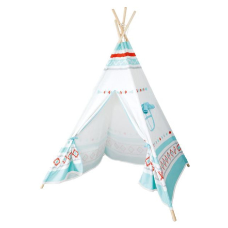 Small Foot Teepee bielomodré Legler