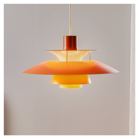 Louis Poulsen PH 5 závesná lampa, oranžová