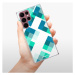 Odolné silikónové puzdro iSaprio - Abstract Squares 11 - Samsung Galaxy S22 Ultra 5G