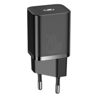 20W AC adaptér, zásuvka USB Type-C, rýchle nabíjanie, PD, Baseus Si, čierna