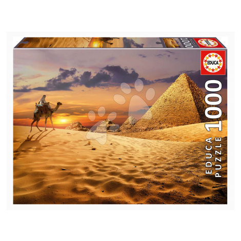 Puzzle Camel in the Desert Educa 1000 dielov a Fix lepidlo