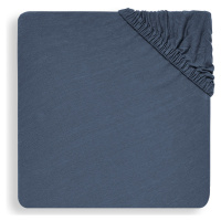Detská bavlnená plachta Jollein 120x60 - Jeans blue