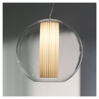 Modo Luce Bolla závesná lampa látka biela Ø 60 cm