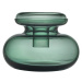 Zelená sklenená váza Inu - Zone
