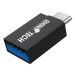 RhinoTech redukcia USB-A 3.0 na USB-C čierna