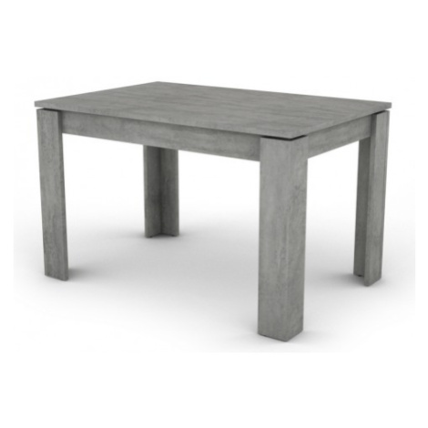 Jedálenský stôl Inter 120x80 cm, šedý betón% Asko