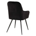 Čierne zamatové jedálenské stoličky v súprave 2 ks Harbo - House Nordic