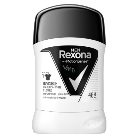 Rexona Men Invisible Black and White antiperspirant stick 50ml