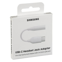 Adaptér USB-C na JACK 3,5mm (pre počúvanie hudby) SAMSUNG EE-UC10 White White