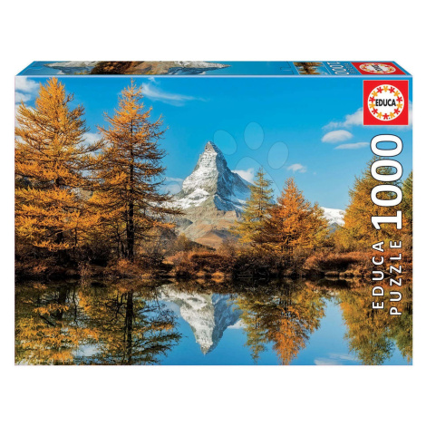 Educa puzzle Matterhorn Mountain in Autumn 1000 dielov a fix lepidlo 17973