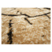 Kusový koberec Superwood brown - 120x170 cm Alfa Carpets