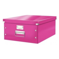 Leitz Veľká škatuľa A3 Click - Store ružová