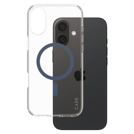 PanzerGlass® CARE kryt Apple iPhone 16 Plus MagSafe Urban Combat číry/modrý