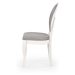 HALMAR Velo jedálenská stolička biela / sivá