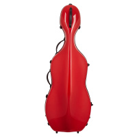 Bacio Instruments Fiberglass Cello Case RD 4/4