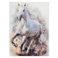 Dětský kusový koberec Torino kids 235 WHITE HORSE - 120x170 cm Obsession koberce