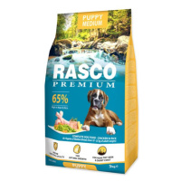 Krmivo Rasco Premium Puppy Medium kura s ryžou 3kg