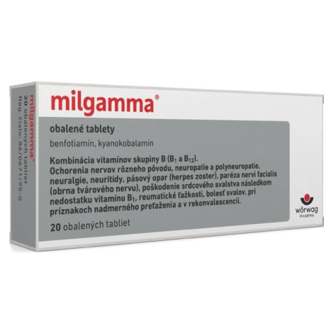 MILGAMMA 20 tabliet