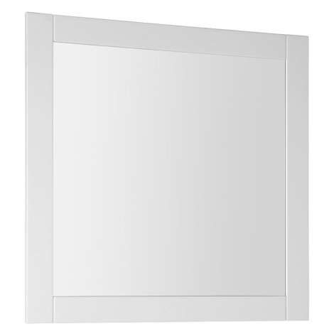 AQUALINE - FAVOLO zrkadlo v ráme 80x80cm, biela mat FV080