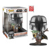 ME Funko POP! TV: SW The Mandalorian - The Mandalorian Holding the Child 25 cm