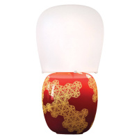 Kundalini Hive – keramická stolná lampa, červená
